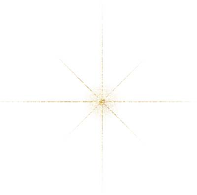 Gold Glitter Sparkling Star Lens Flare