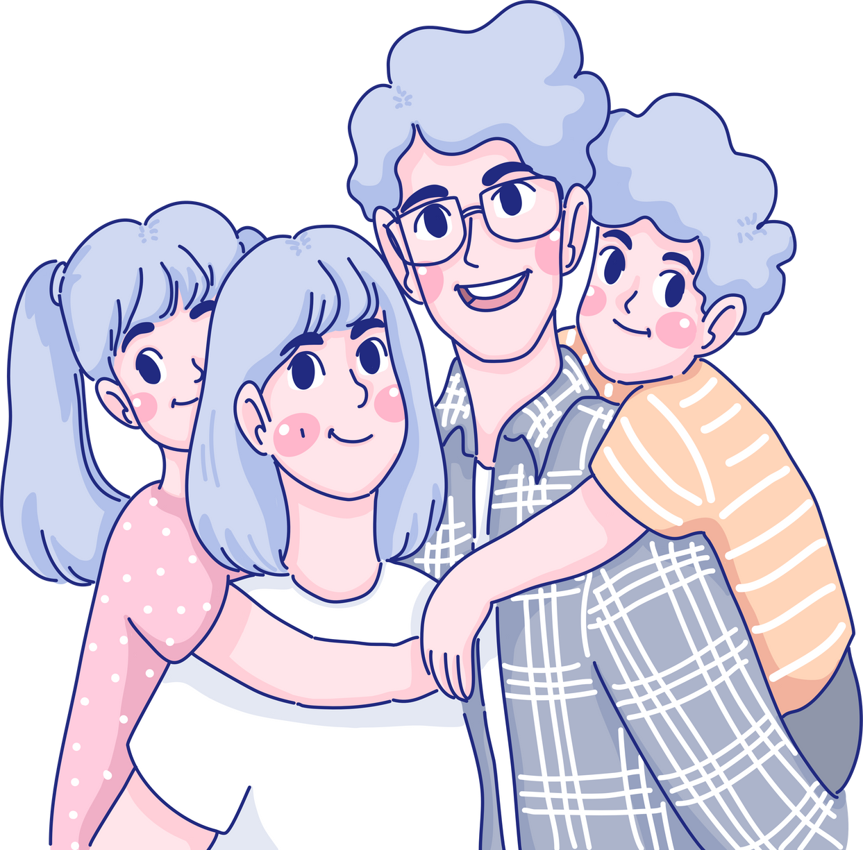 Cute Little Family 